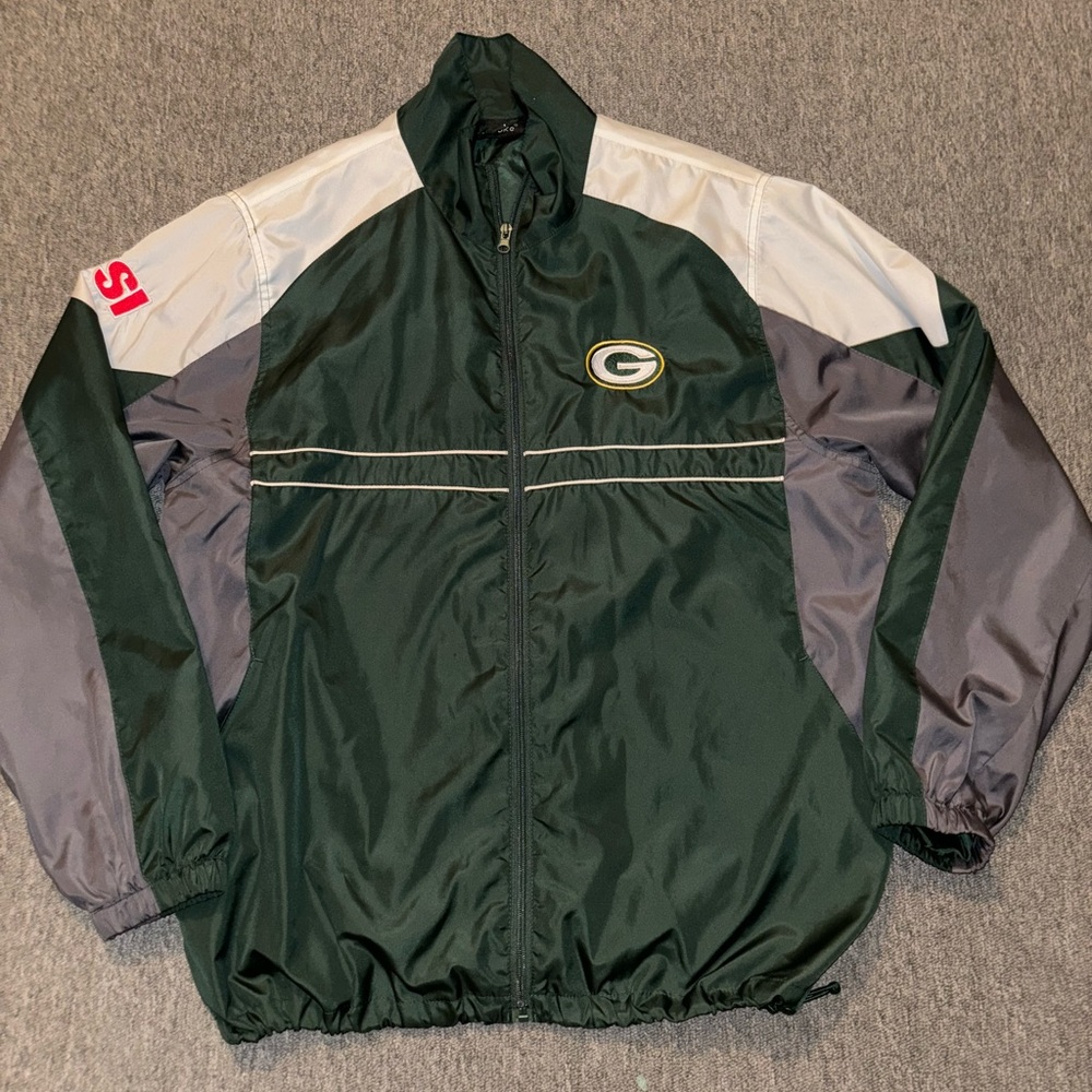 Green Bay Packer S1 Windbreaker zip up